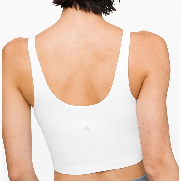New w tags white Lululemon Align Tank sz 4 - Picture 7 of 7